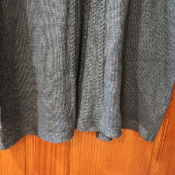 Soft Surroundings Green Wool Blend Sweater Plus Size 3X Cozy Classic Pullover - Picture 8 of 14